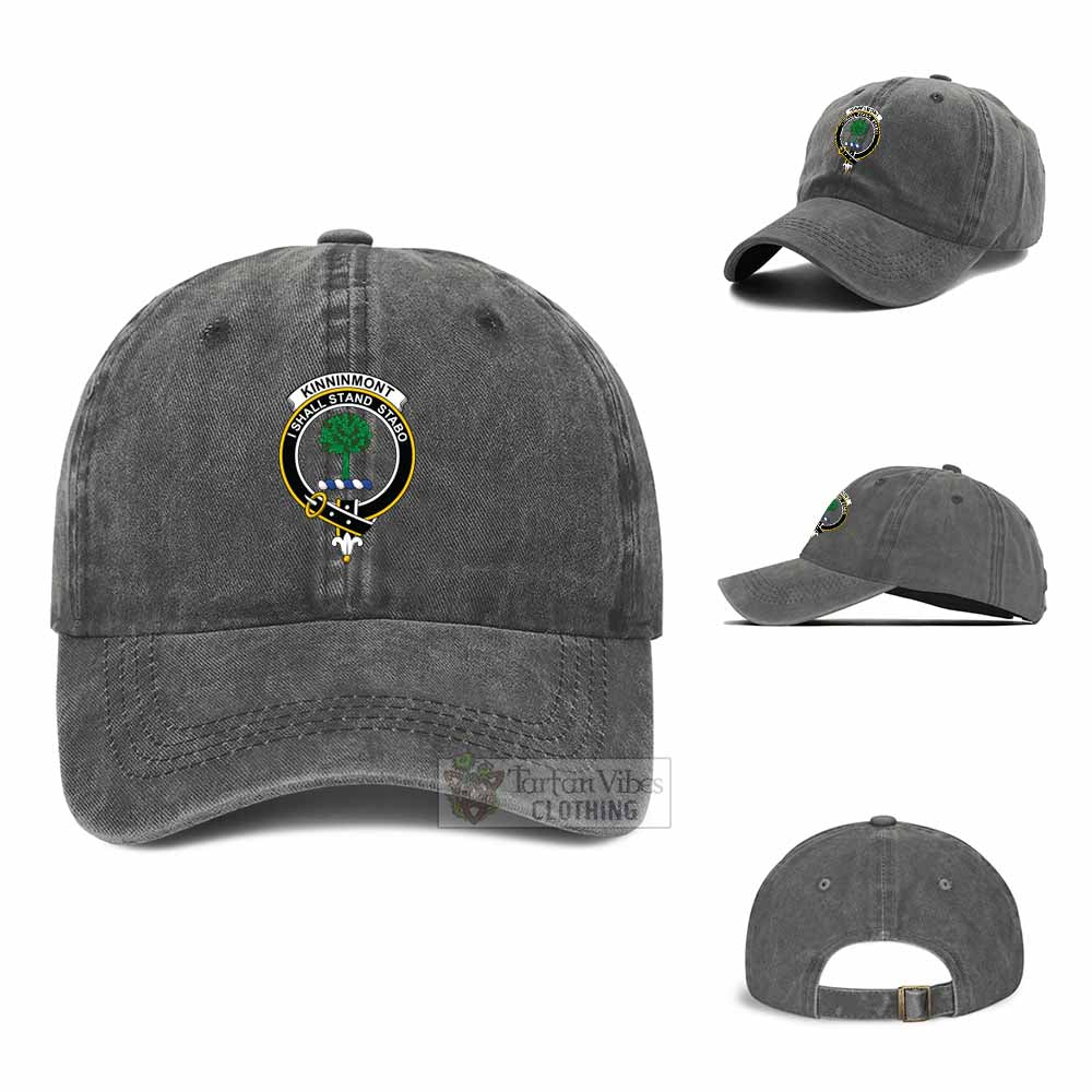 Tartan Vibes Clothing Kinninmont Clan Crest Denim Classic Cap