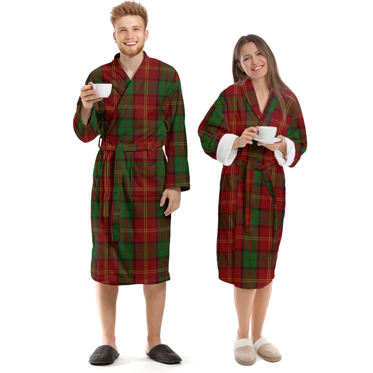 Kirk Tartan Bathrobe Unisex S - Tartan Vibes Clothing