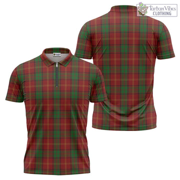 Kirk Tartan Zipper Polo Shirt Unisex - Tartan Vibes Clothing