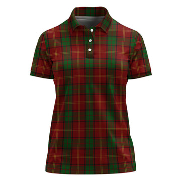 Kirk Tartan Polo Shirt For Women