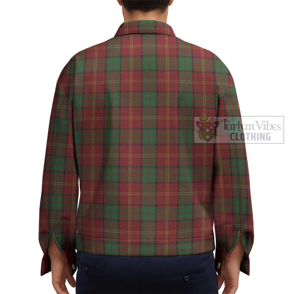 Kirk Tartan Unisex Lapel Cotton Jacket - Tartan Vibes Clothing