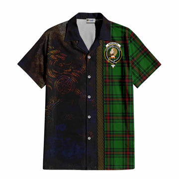 Kirkaldy Tartan Family Crest Hawaiian Shirt Alba Gu Brath Be Brave Lion Ancient Style Kid - Tartan Vibes Clothing