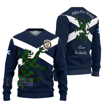 Kirkaldy Tartan Lion Rampant Ugly Sweater Proudly Display Your Heritage with Alba Gu Brath and Clan Name