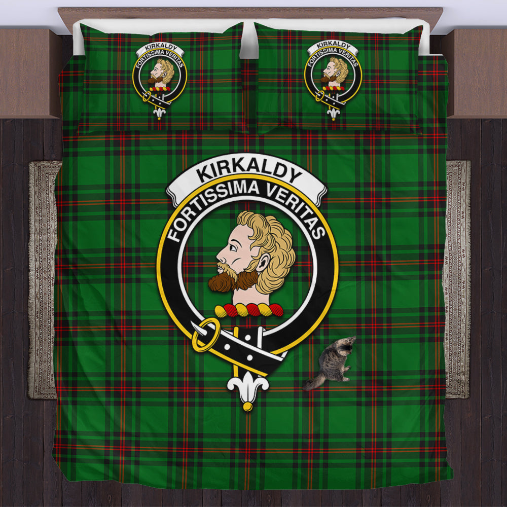 kirkaldy-tartan-bedding-set-with-family-crest