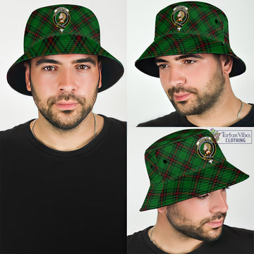 Kirkaldy Tartan Bucket Hat with Family Crest