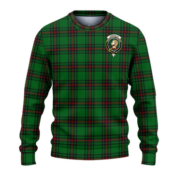 Kirkaldy Tartan Ugly Sweater with Family Crest