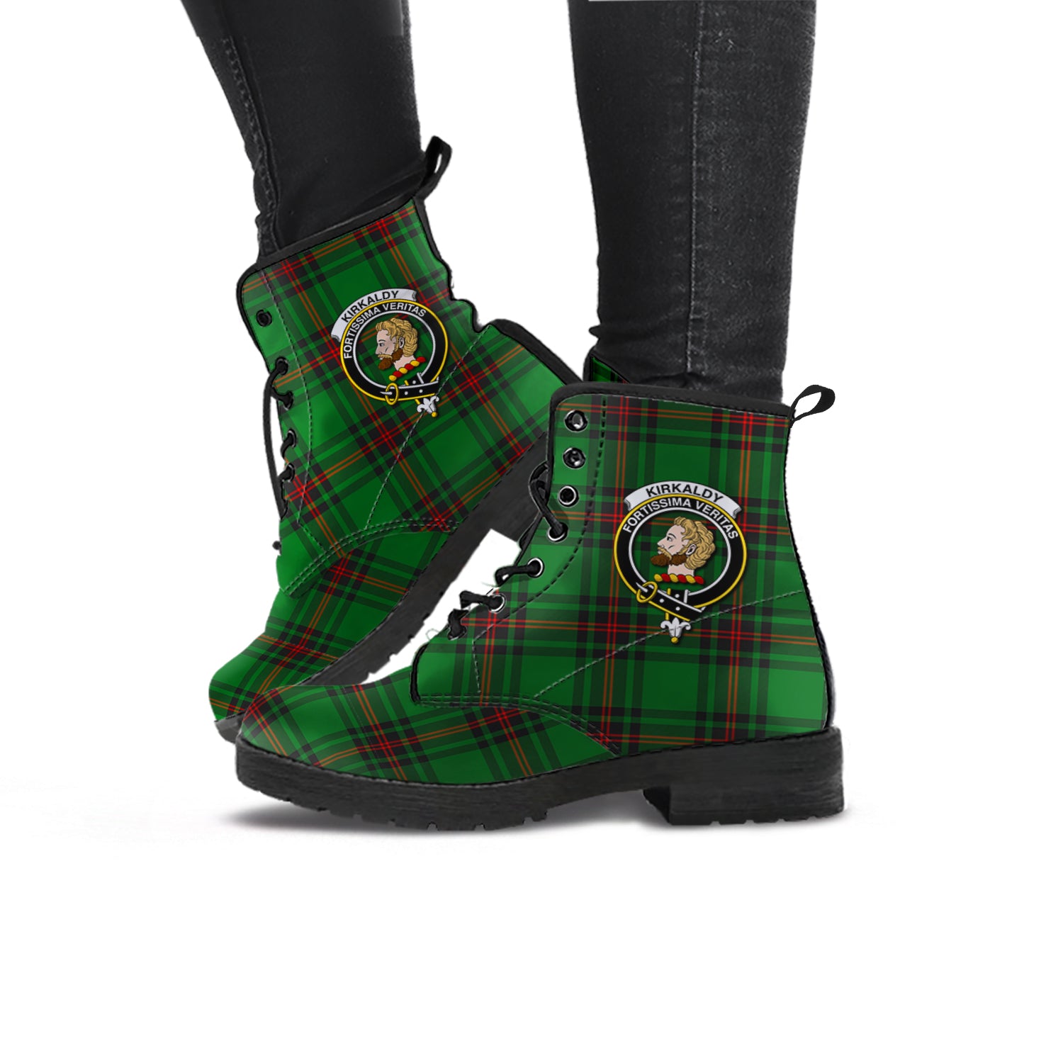 kirkaldy-tartan-leather-boots-with-family-crest