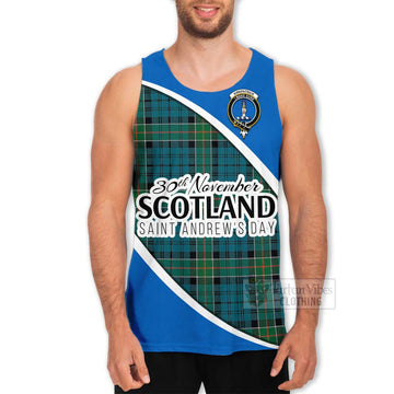 Kirkpatrick Family Crest Tartan Men's Tank Top Celebrate Saint Andrew's Day in Style