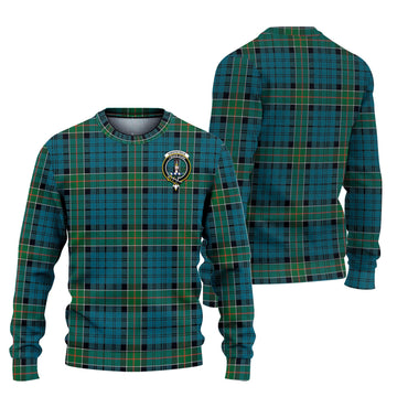 Kirkpatrick Tartan Ugly Sweater with Family Crest