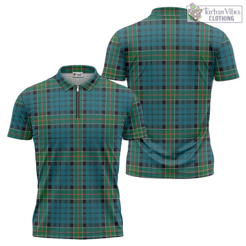 Kirkpatrick Tartan Zipper Polo Shirt