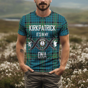 Kirkpatrick Tartan T-Shirt with Family Crest DNA In Me Style