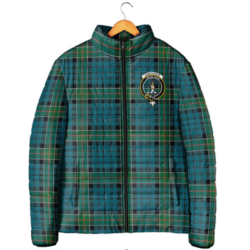 Kirkpatrick Tartan Padded Jacket with Family Crest