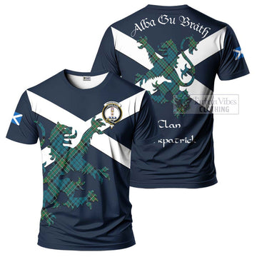 Kirkpatrick Tartan Lion Rampant T-Shirt Proudly Display Your Heritage with Alba Gu Brath and Clan Name