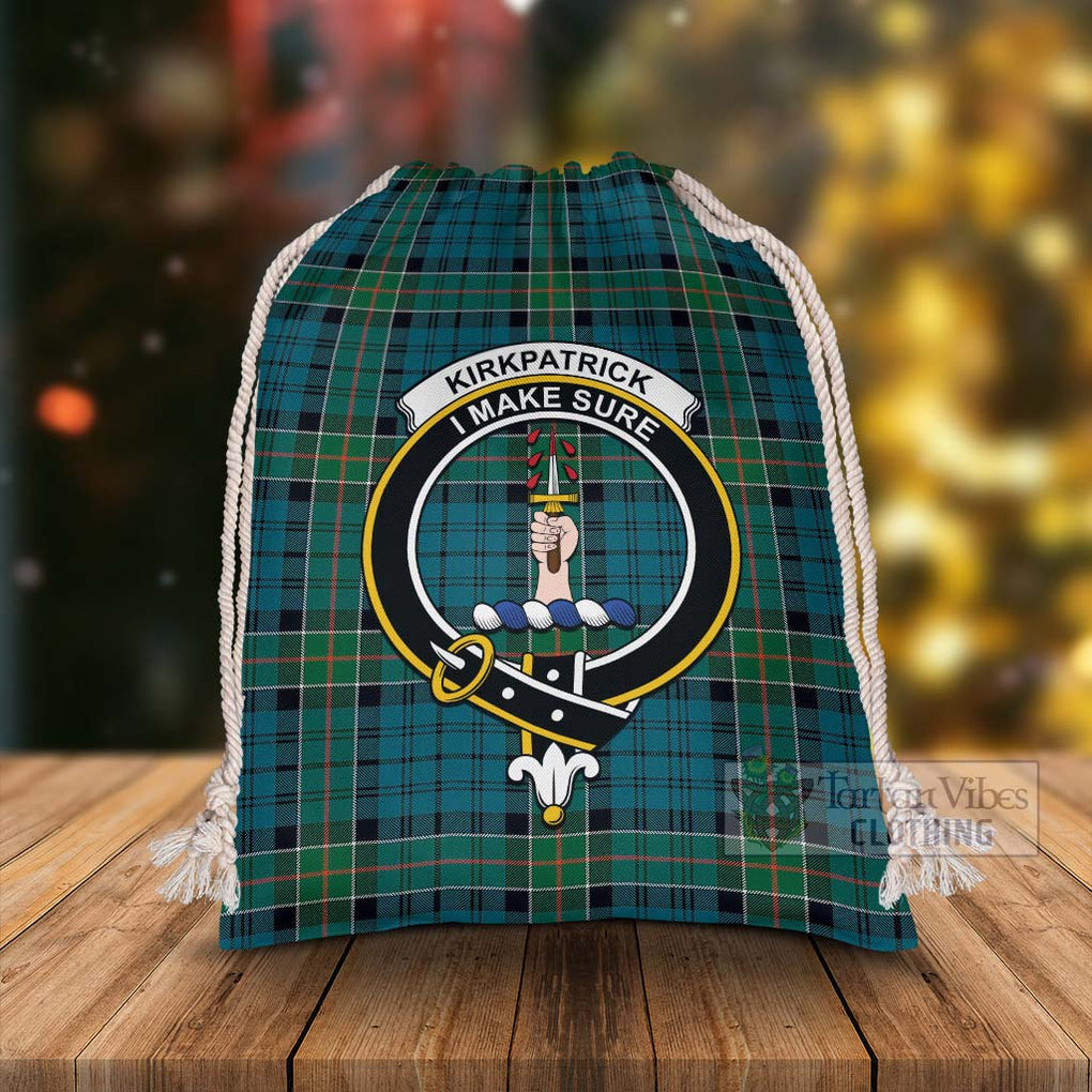 Tartan Vibes Clothing Kirkpatrick Tartan Christmas Santa's Bag with Family Crest