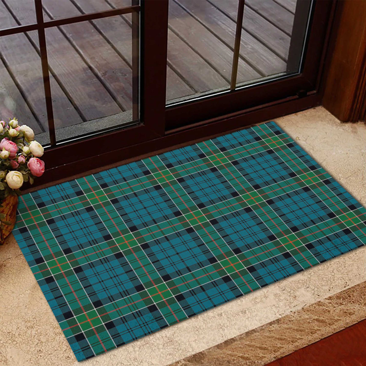 Kirkpatrick Tartan Rubber Doormat L 60*90cm - Tartan Vibes Clothing