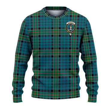 Kirkpatrick Tartan Ugly Sweater with Family Crest