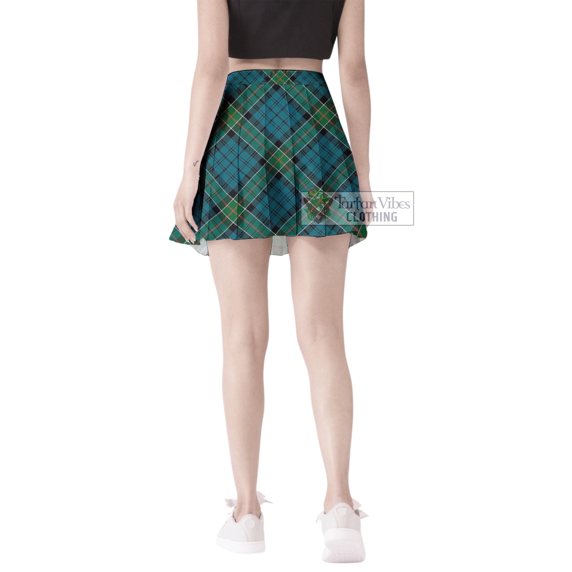 Tartan Vibes Clothing Kirkpatrick Tartan Women's Plated Mini Skirt