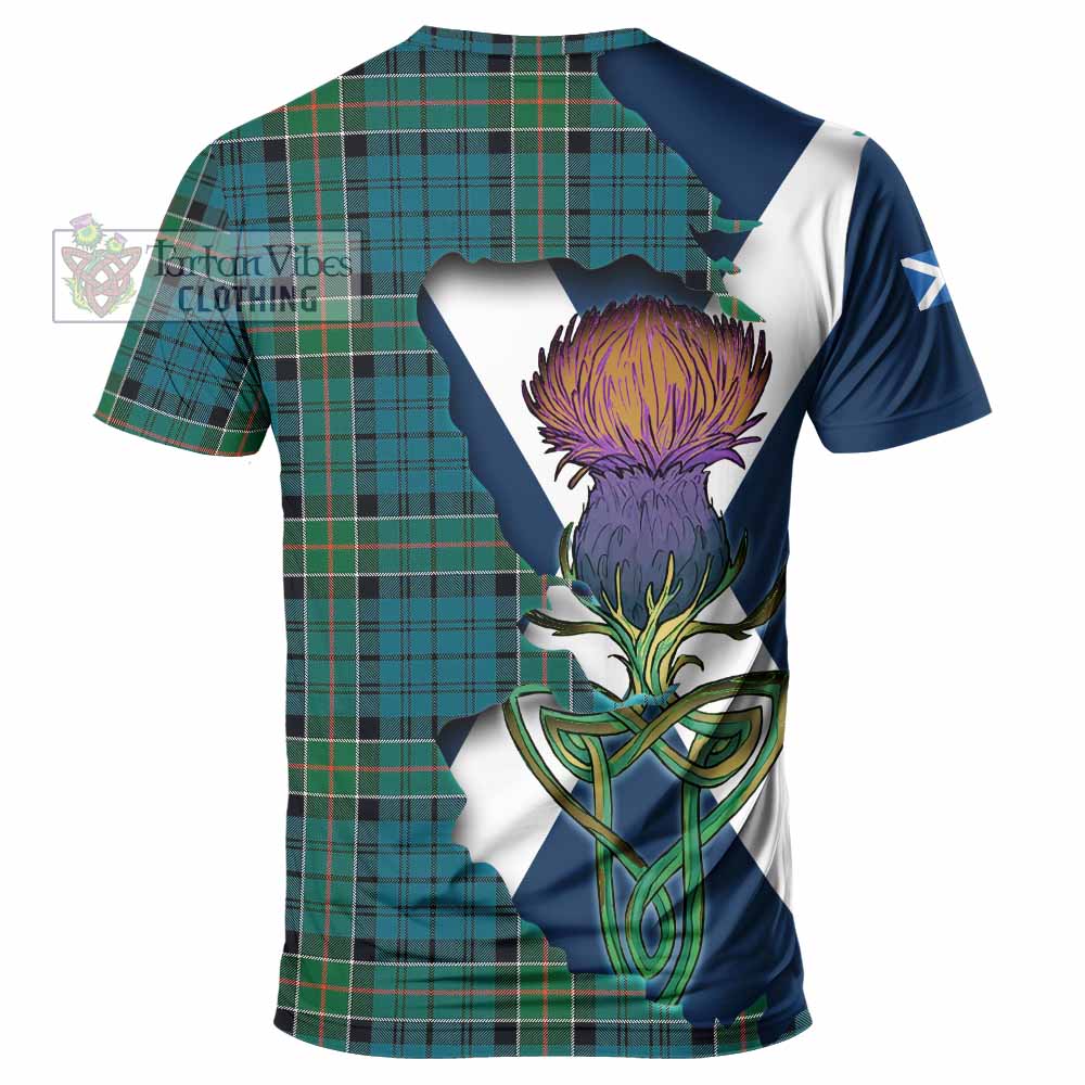 Kirkpatrick Tartan Family Crest T-Shirt Scottish Thistle Celtic Inspired - Tartan Vibes Clothing