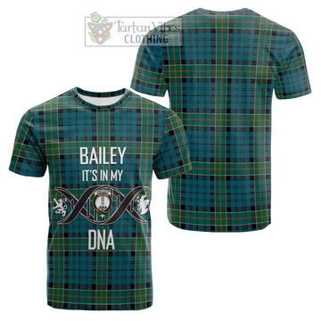 Kirkpatrick Tartan Cotton T-shirt with Family Crest DNA In Me Style