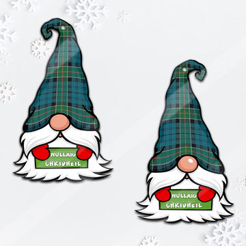 Kirkpatrick Gnome Christmas Ornament with His Tartan Christmas Hat