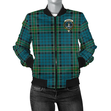 Kirkpatrick Tartan Bomber Jacket with Family Crest