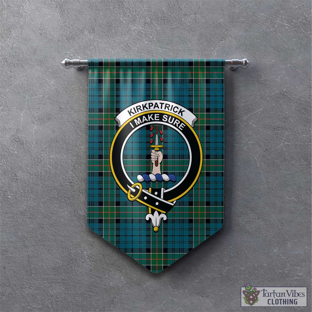 Kirkpatrick Tartan Gonfalon, Tartan Banner with Family Crest – Tartan ...