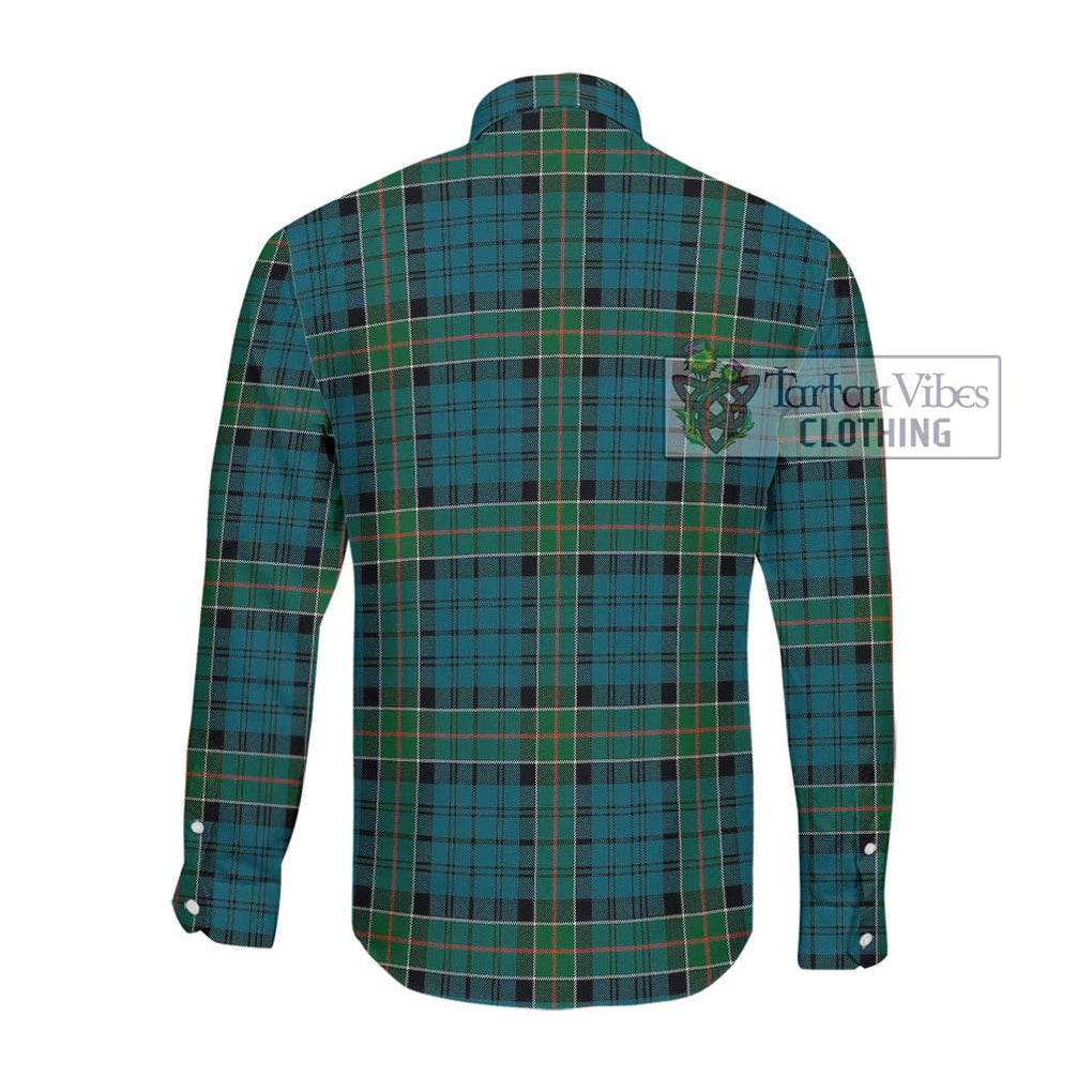 Kirkpatrick Tartan Long Sleeve Button Shirt with Family Crest DNA In Me Style - Tartanvibesclothing Shop