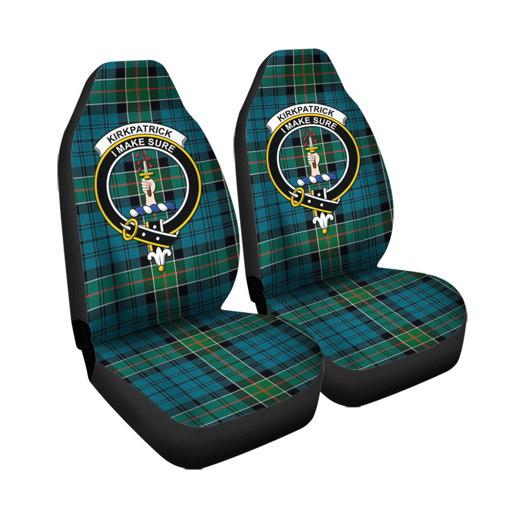 Kirkpatrick Tartan Car Seat Cover with Family Crest - Tartan Vibes Clothing