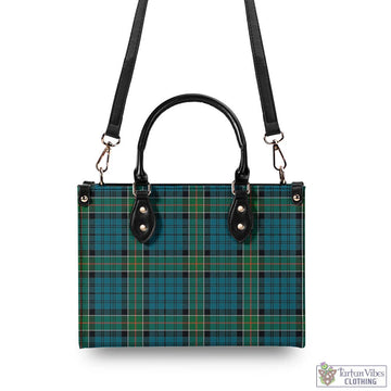 Kirkpatrick Tartan Luxury Leather Handbags - Tartan Vibes Clothing