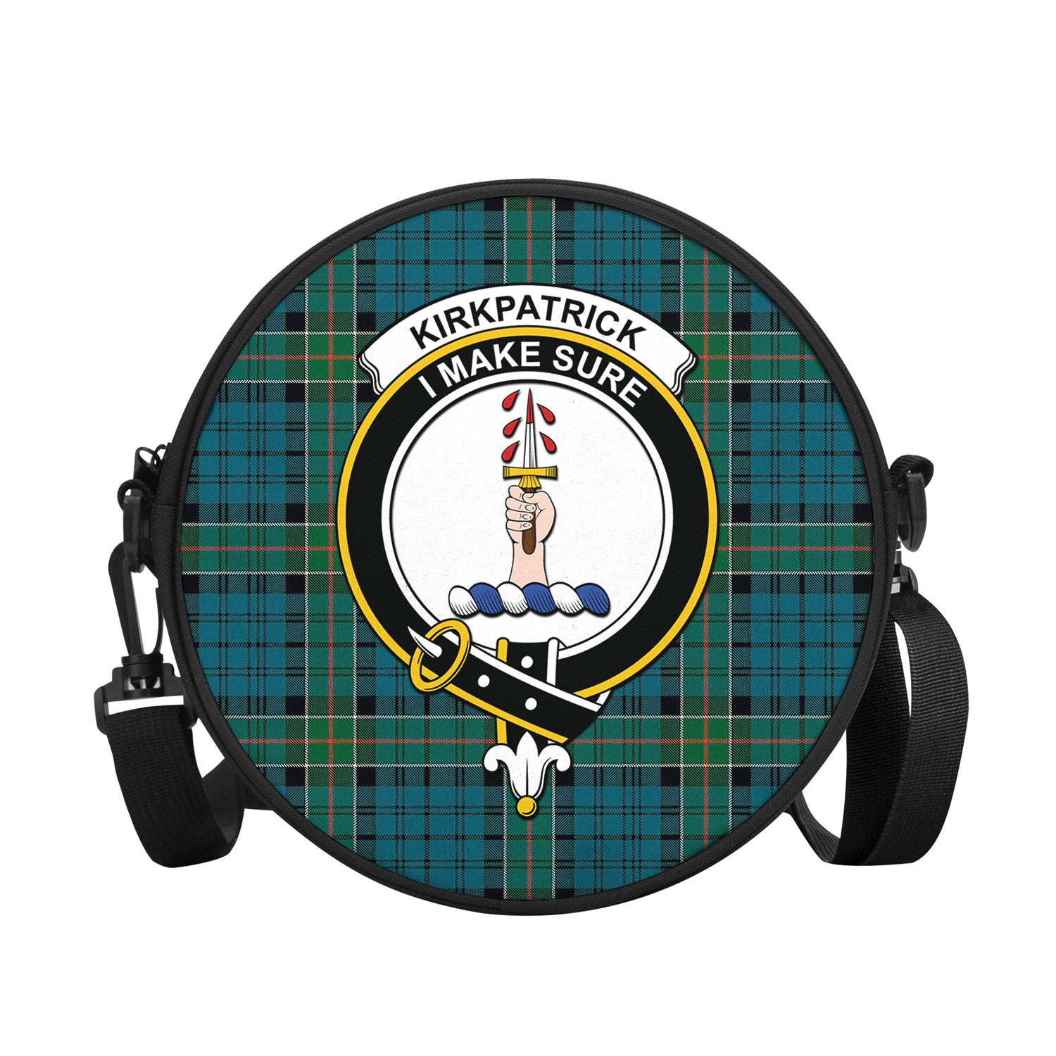 kirkpatrick-tartan-round-satchel-bags-with-family-crest