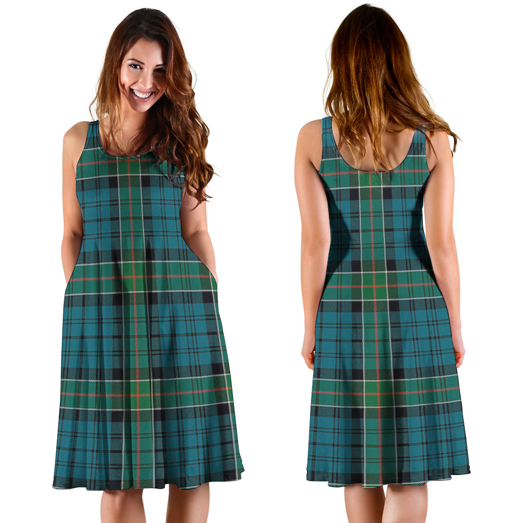 kirkpatrick-tartan-sleeveless-midi-womens-dress