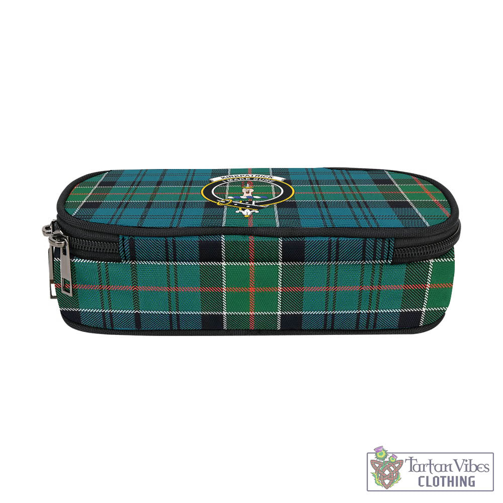 Tartan Vibes Clothing Kirkpatrick Tartan Pen and Pencil Case with Family Crest