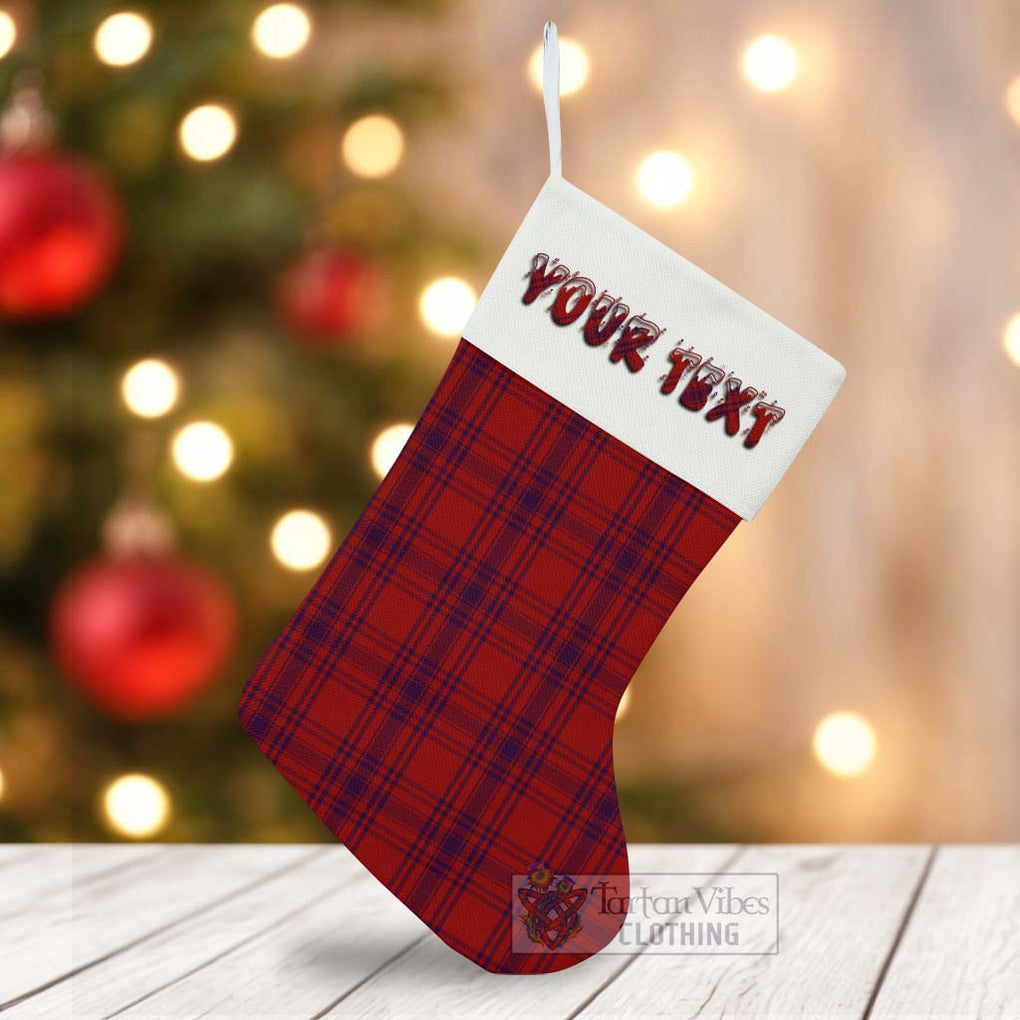 Tartan Vibes Clothing Kyle Tartan Christmas Stocking with Personalized Text