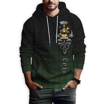 Kyle Irish Clan Hoodie with Coat of Arms Erin Go Bragh Celtic Inspired Pullover Hoodie - Tartan Vibes Clothing