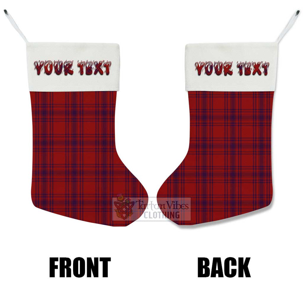 Tartan Vibes Clothing Kyle Tartan Christmas Stocking with Personalized Text