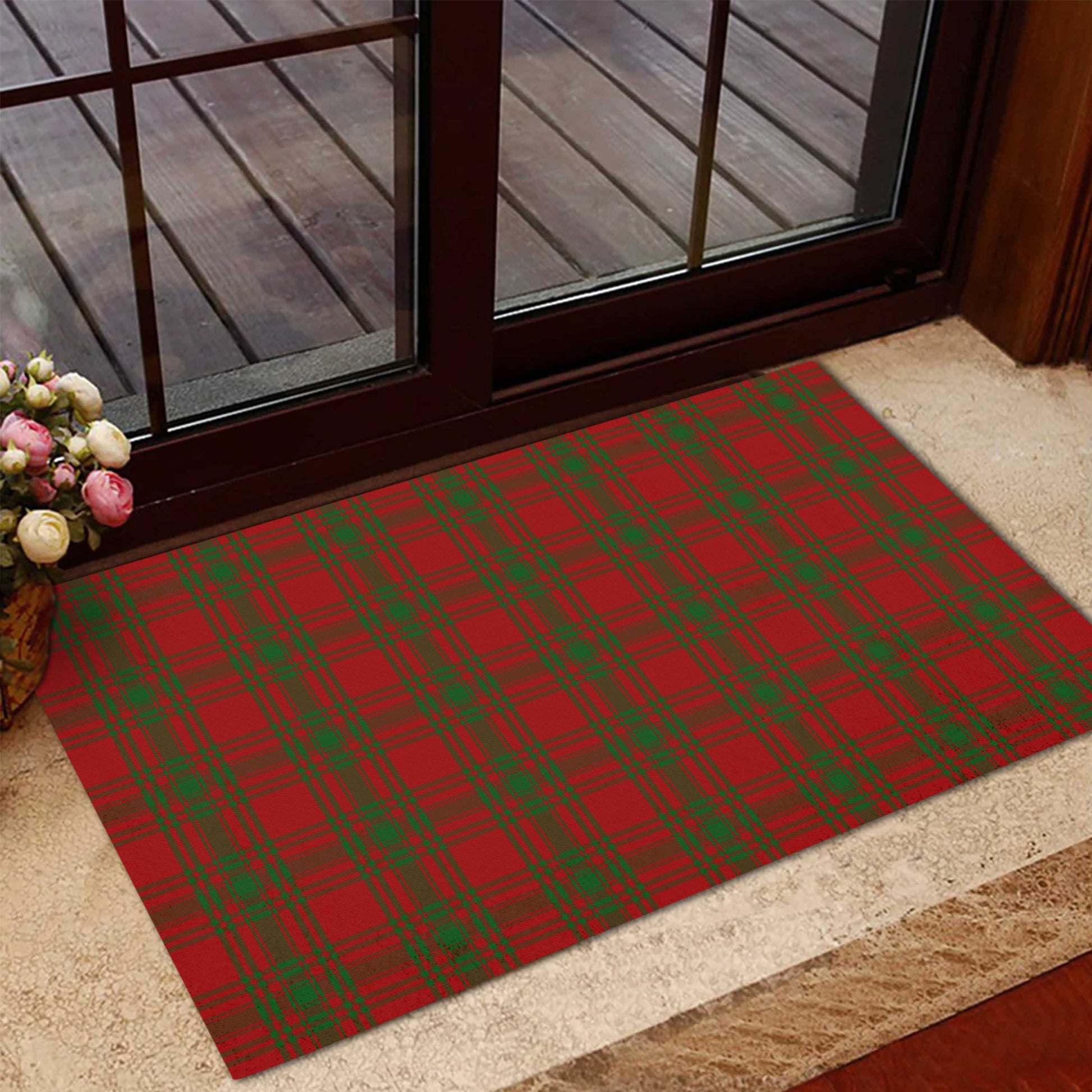 Kyle Green Tartan Door Mat - Tartanvibesclothing