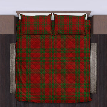 Kyle Green Tartan Quilt Bed Set