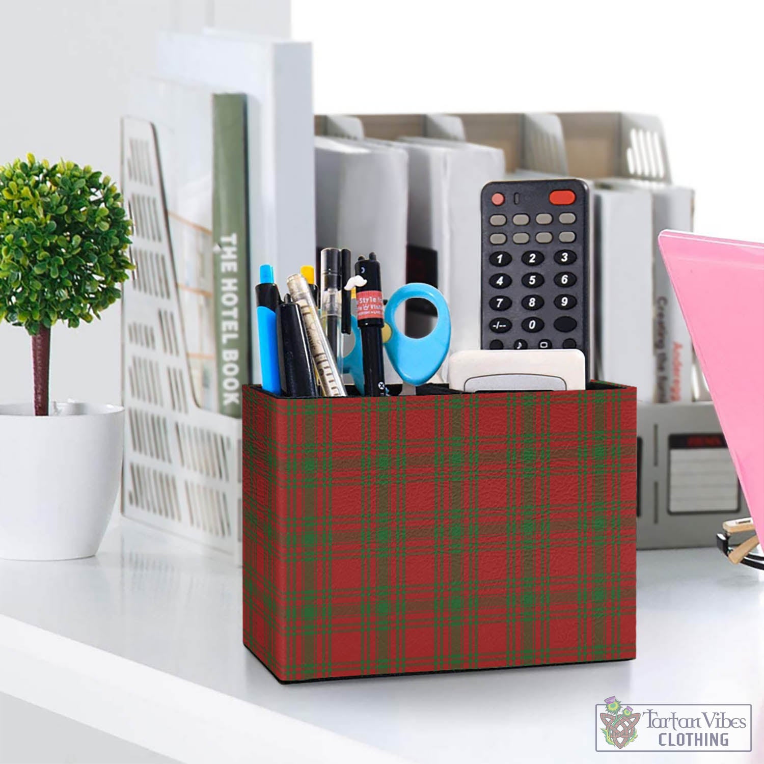 Tartan Vibes Clothing Kyle Green Tartan Pen Holder