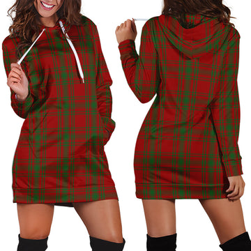 Kyle Green Tartan Hoodie Dress