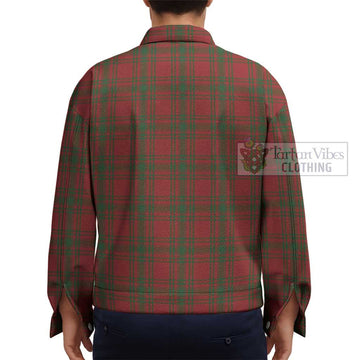 Kyle Tartan Unisex Lapel Cotton Jacket