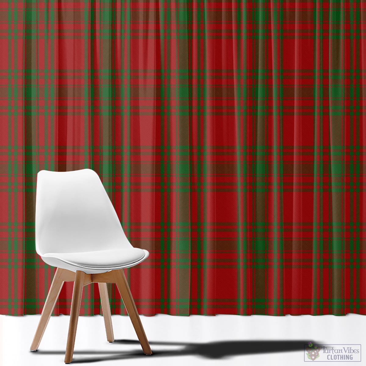 Kyle Green Tartan Window Curtain