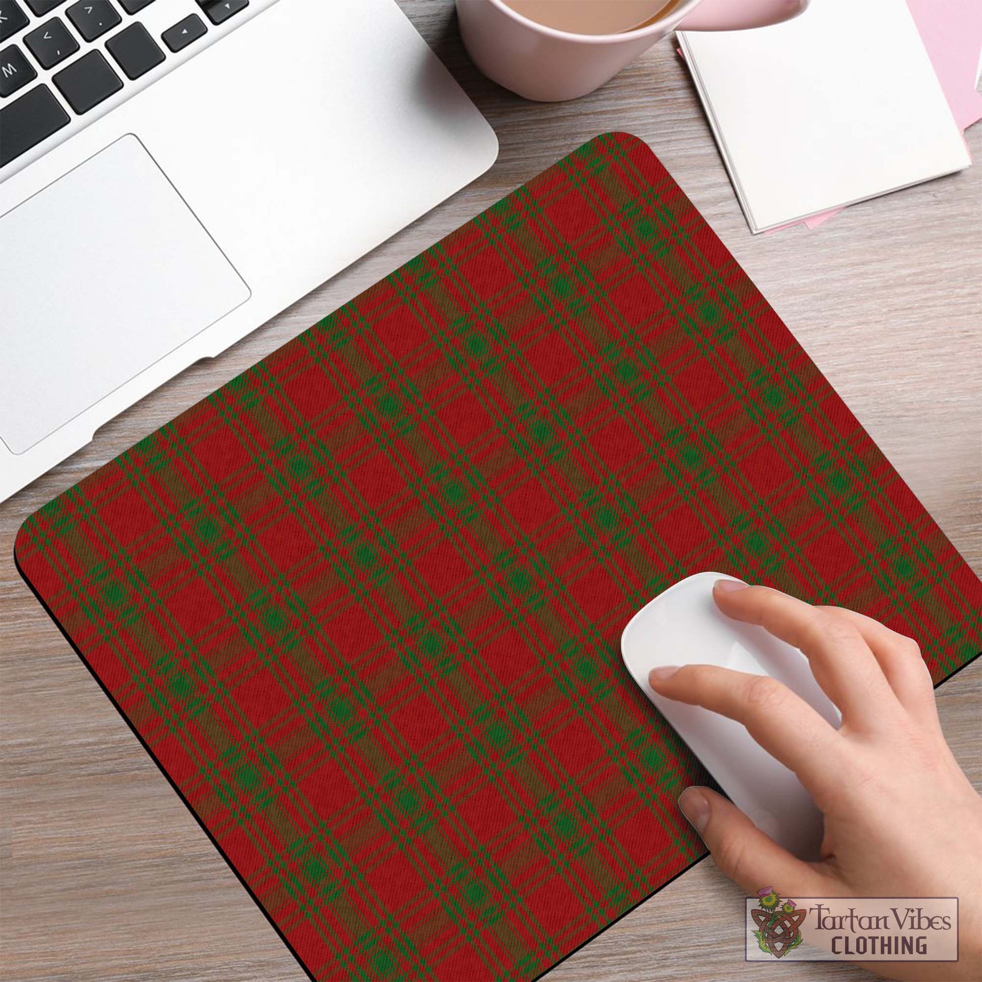 Tartan Vibes Clothing Kyle Green Tartan Mouse Pad