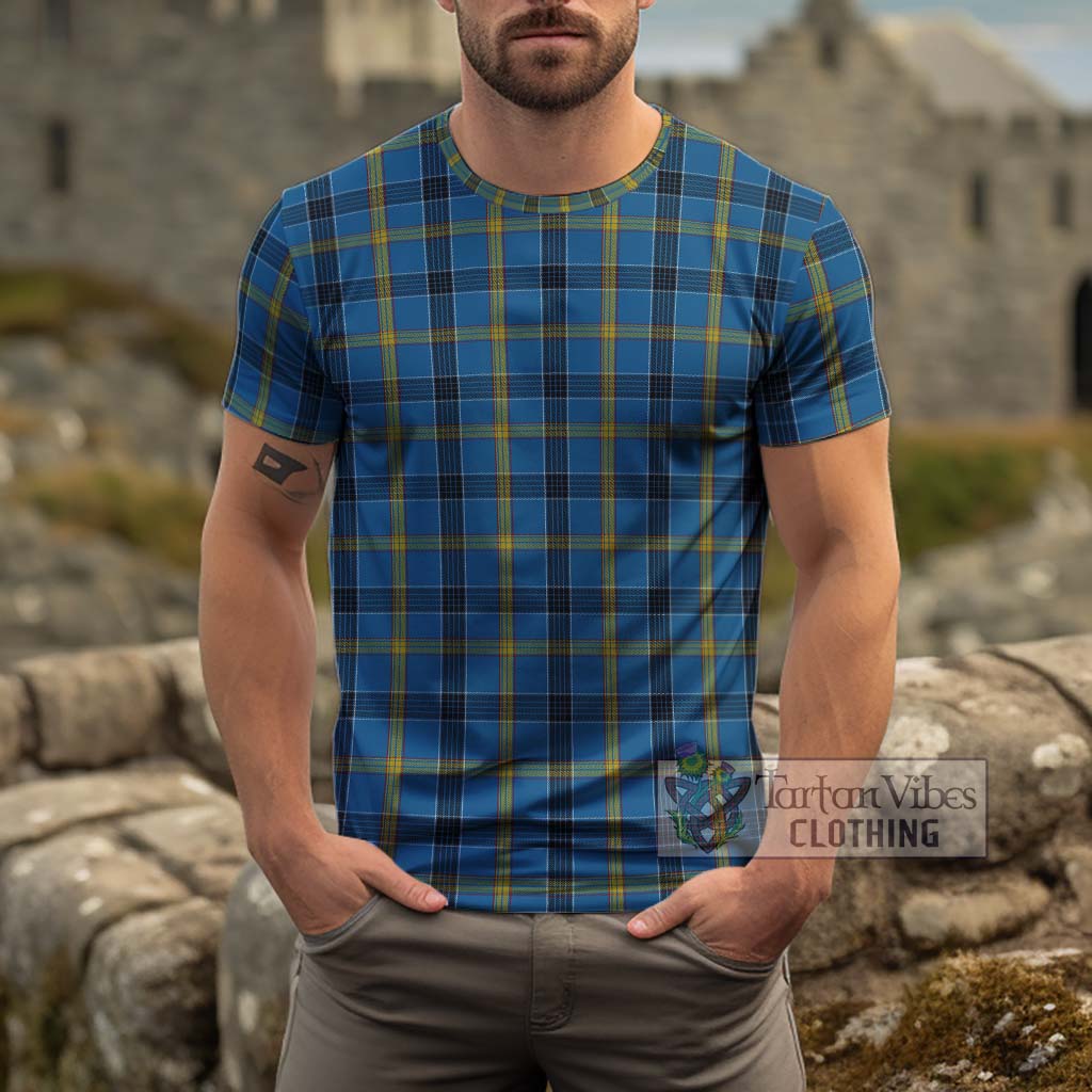 Laing Tartan Cotton T-Shirt Men's Shirt - Tartanvibesclothing Shop