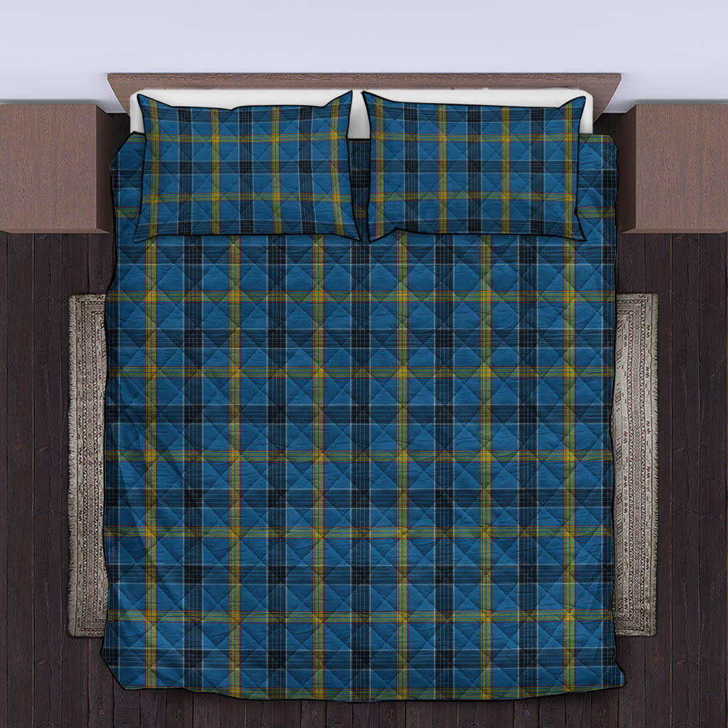 Laing Tartan Quilt Bed Set King - Tartan Vibes Clothing