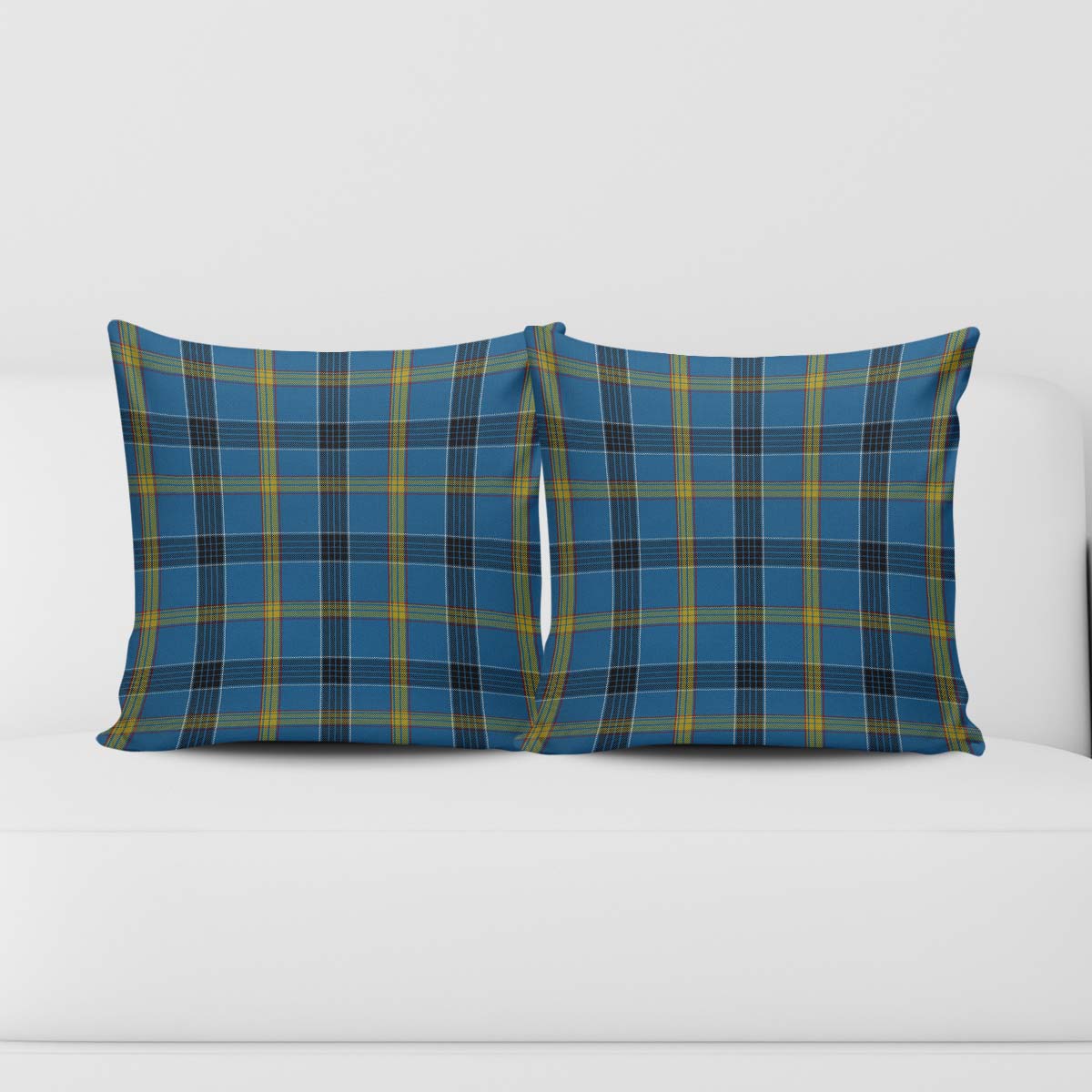 Laing Tartan Pillow Cover Square Pillow Cover - Tartanvibesclothing