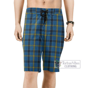 Laing Tartan Men's Board Shorts