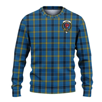 Laing Tartan Ugly Sweater with Family Crest