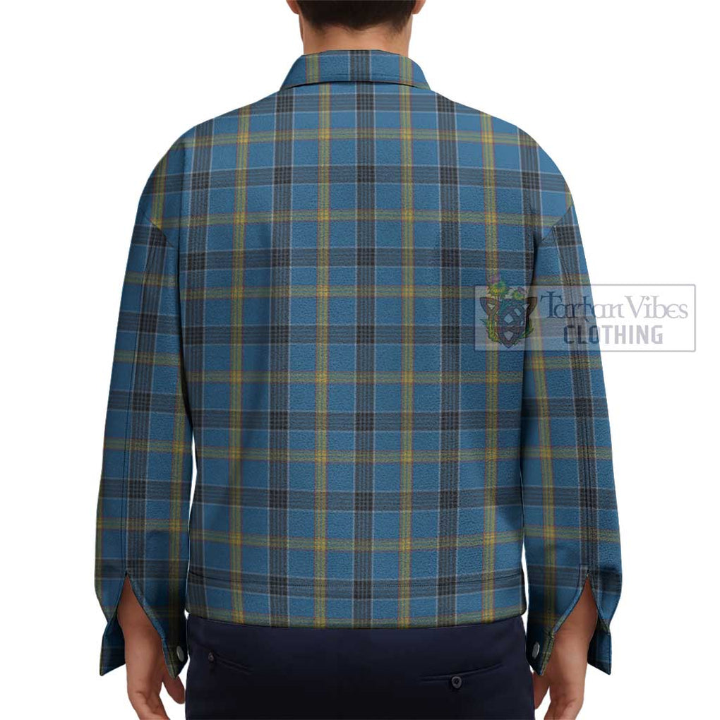 Laing Tartan Unisex Lapel Cotton Jacket - Tartan Vibes Clothing