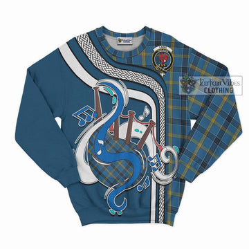 Laing Tartan Sweatshirt with Epic Bagpipe Style