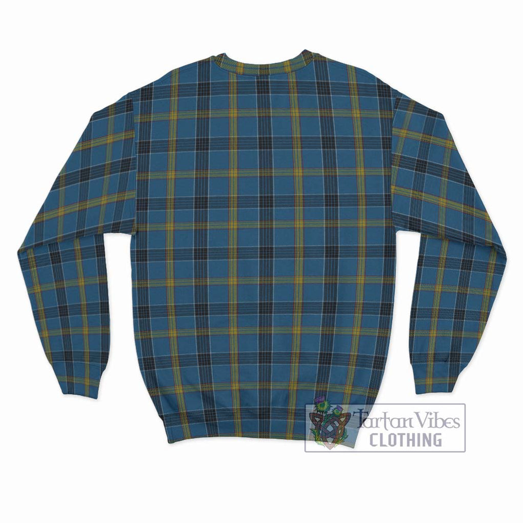 Laing Tartan Sweatshirt with Family Crest DNA In Me Style - Tartanvibesclothing Shop